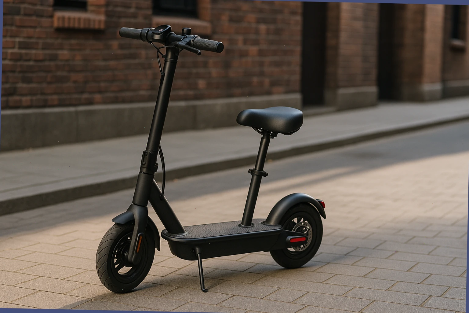 Compact electric scooter for short city trips