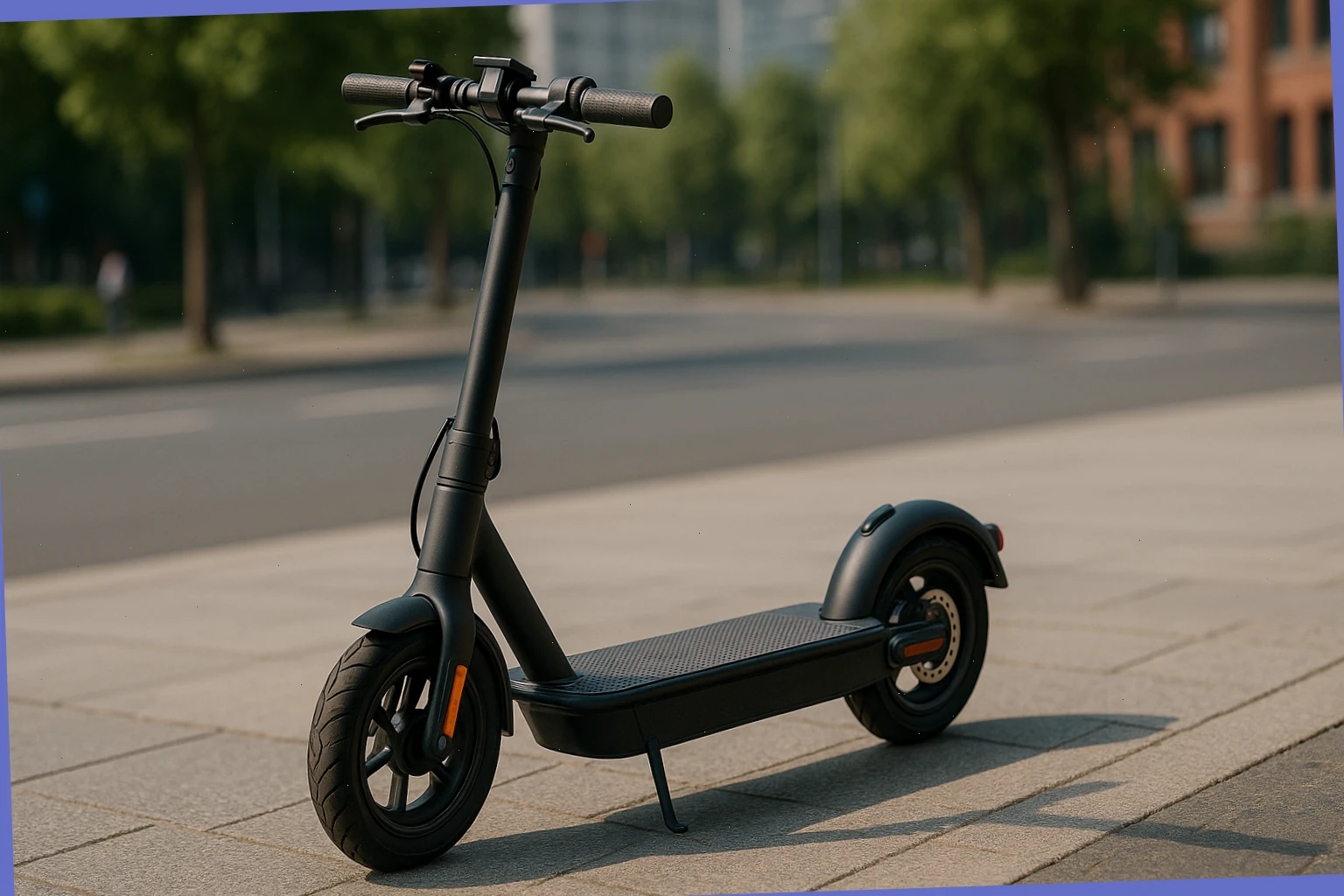 City Plus scooter with longer range and comfort deck